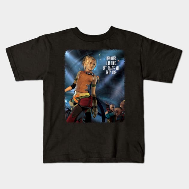 Final Fantasy X - Rikku Kids T-Shirt by Tenshi_no_Dogu